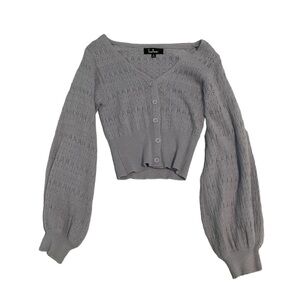 lulus cropped cardigan